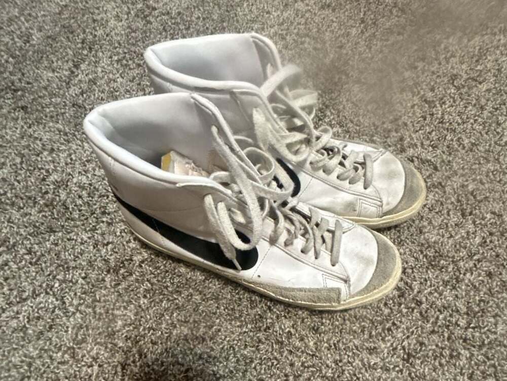 Nike Blazer Mid '77 Vintage White Black CZ1055-100 Men's Size 10